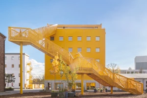 MVRDV transforms office building into vibrant workspaces for social impact campus in Berlin